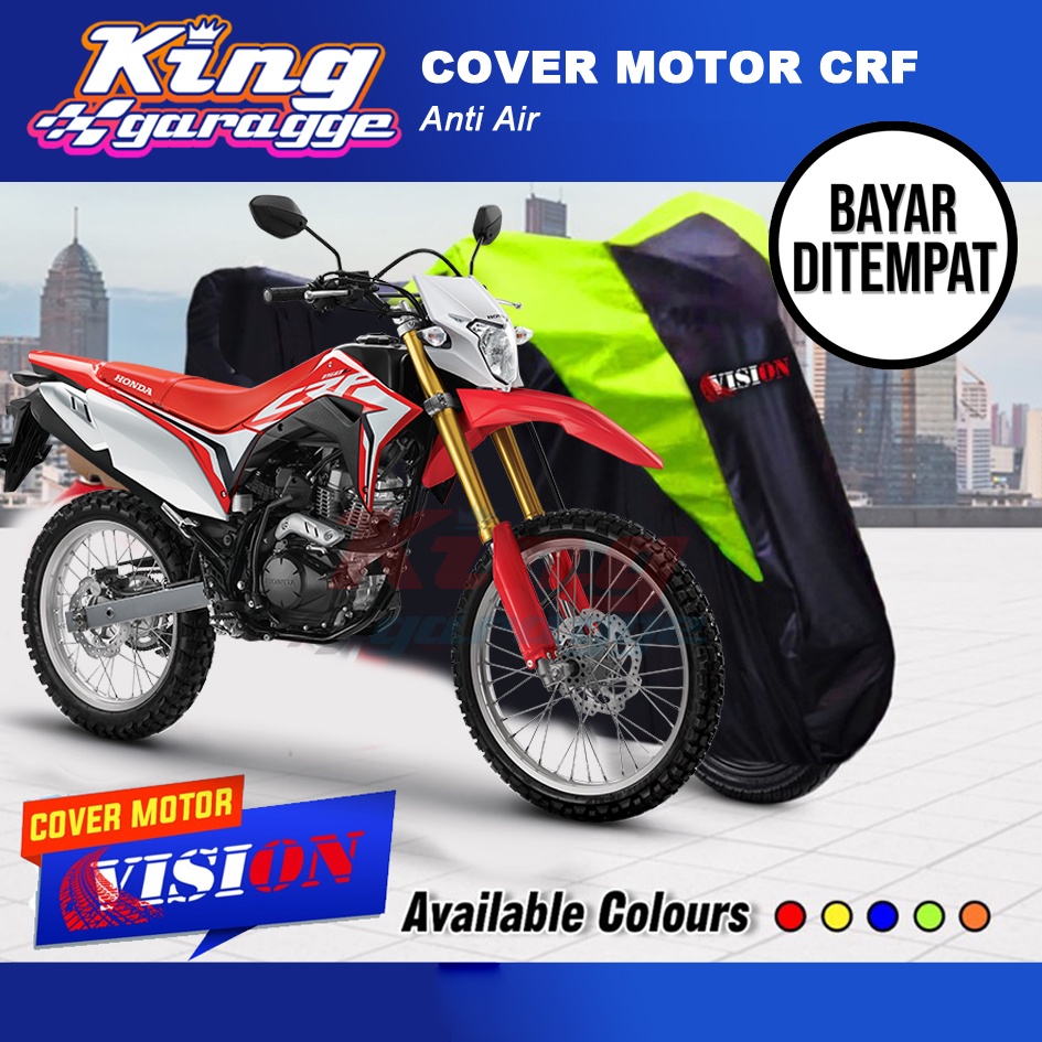 Cover Motor CRF/ Selimut Motor Honda CRF/Jas Motor CRF   Berkualitas /Sarung Motor CRF/ Mantel Motor