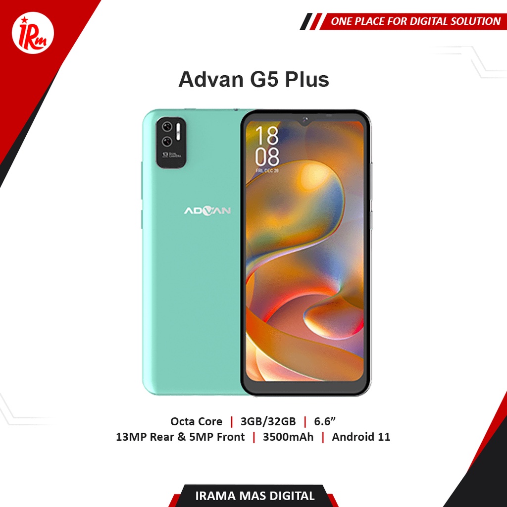 Advan G5 Plus - 3GB/32GB (Black, Green)