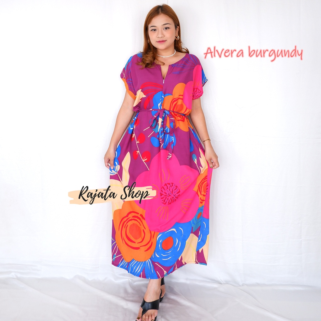 DASTER BALI BUSUI SEMATA KAKI-DTL ALVERA BURGUNDY