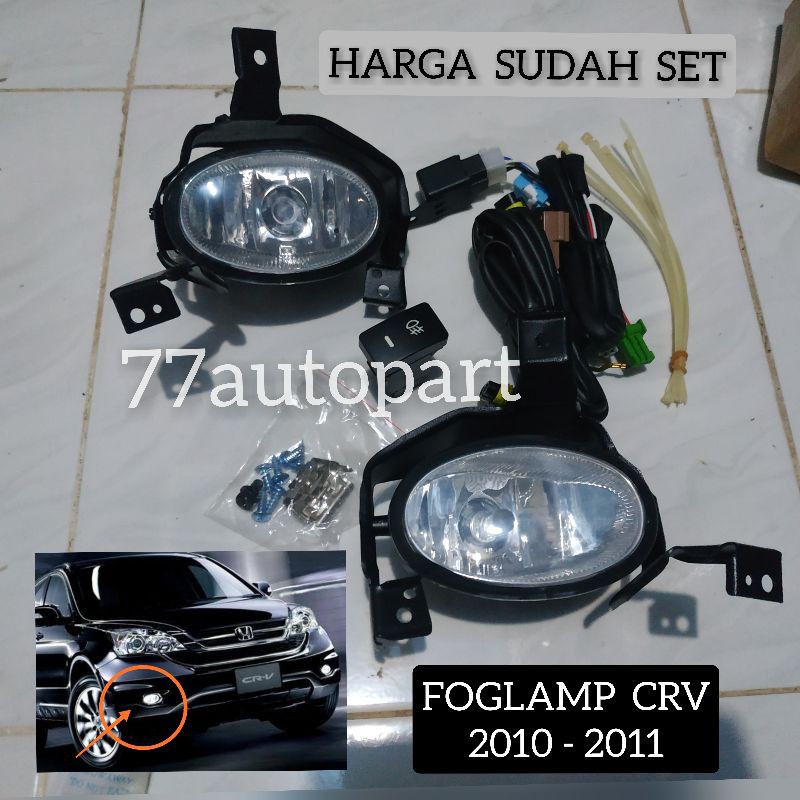 Lampu kabut foglamp crv 2010 2011