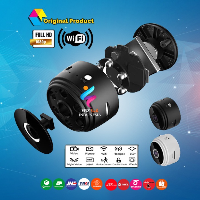 Spy cam wifi 1080p / camera pengintai / spy camera / kamera pengintai / Camera Wireless HD / kamera 