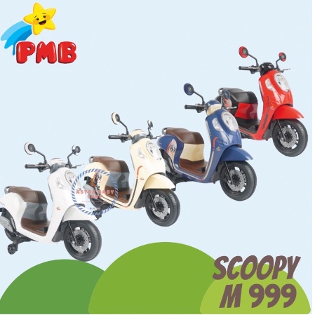 Motor Aki PMB M 999 Scoopy Mainan Motor Anak M-999