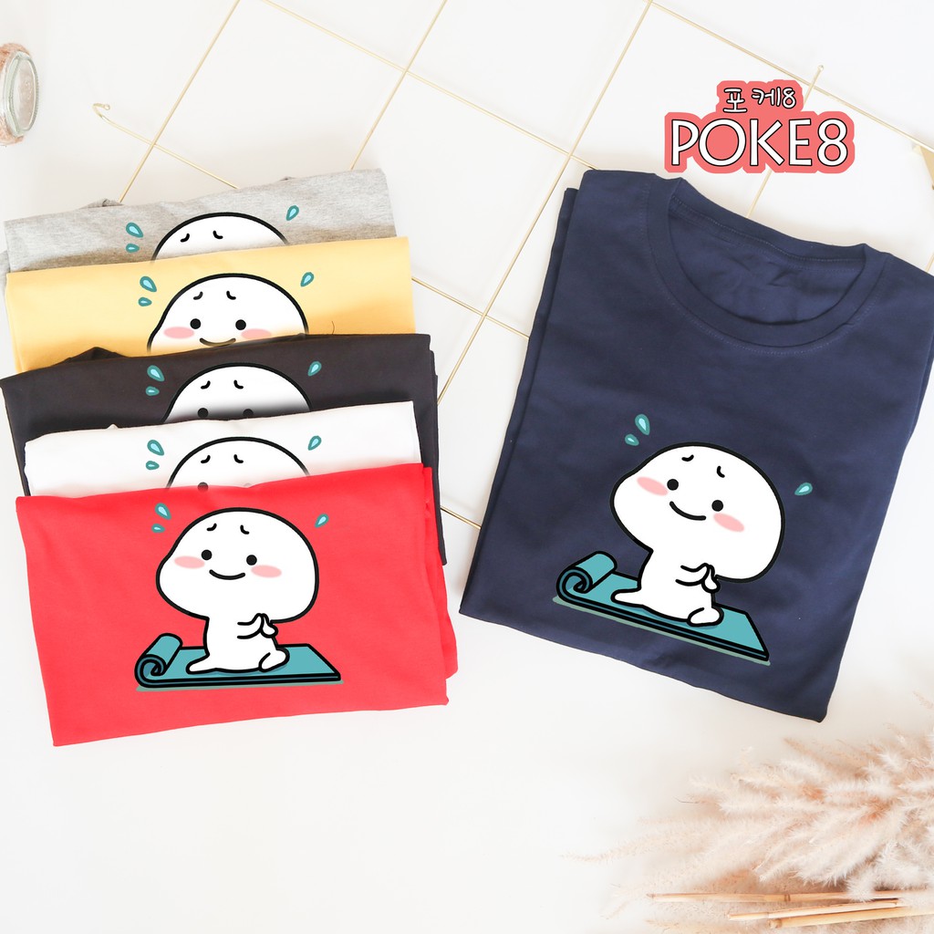 POKE8 - QUBY PENTOL TEE #80 LOGO BESAR / KAOS LUCU / TSHIRT / TUMBLR / PRIA WANITA / S-M-L-XL-XXL