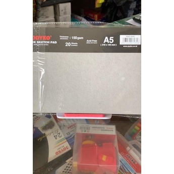 

BISA COD Buku gambar sketsa hitam A5 / black sketch book A5 PAD-3000 Joyko