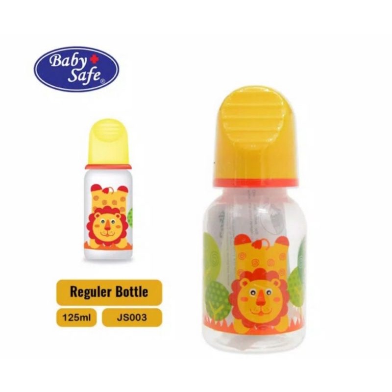 Baby Safe Feeding Bottle Botol Susu 125 ml (JS003) &amp; 250 ml (JS004)