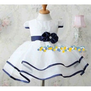 party dress white baju pesta anak perempuan gaun putih 1 2 5 6 tahun