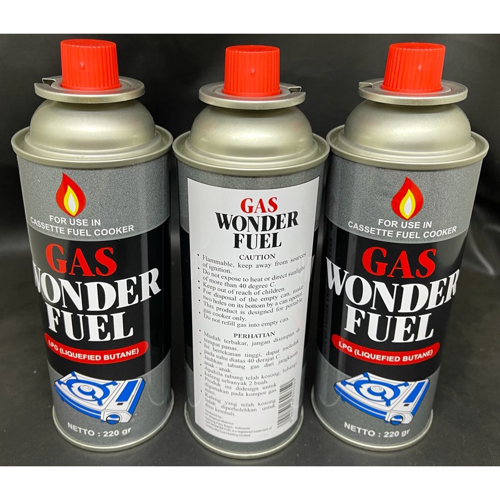 Gas cooker / Gas portable wonderfuel /gas mini / gas kaleng 220gr