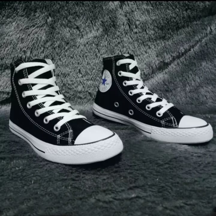 Supplier Sepatu Convers Boot allstar tinggi hitam sepatu kasual pria sepatu formal pria Karet canvas sepatu boots Wanita sepatu sekolah
