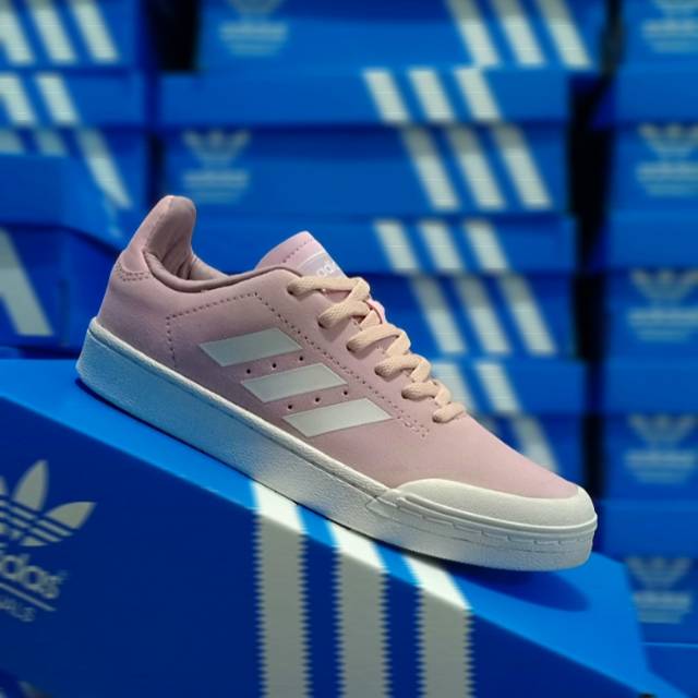 READY STOK SALE SAMPE LEBARAN ...ADIDAS COURT 70s SUEDE PEACH