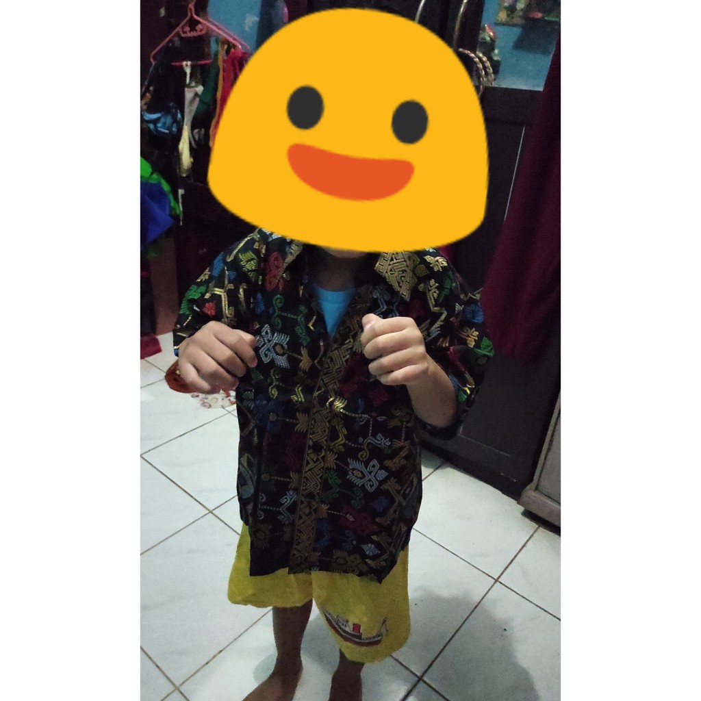 Hem/ Kemeja Batik Anak Laki-laki Mentari Prodo