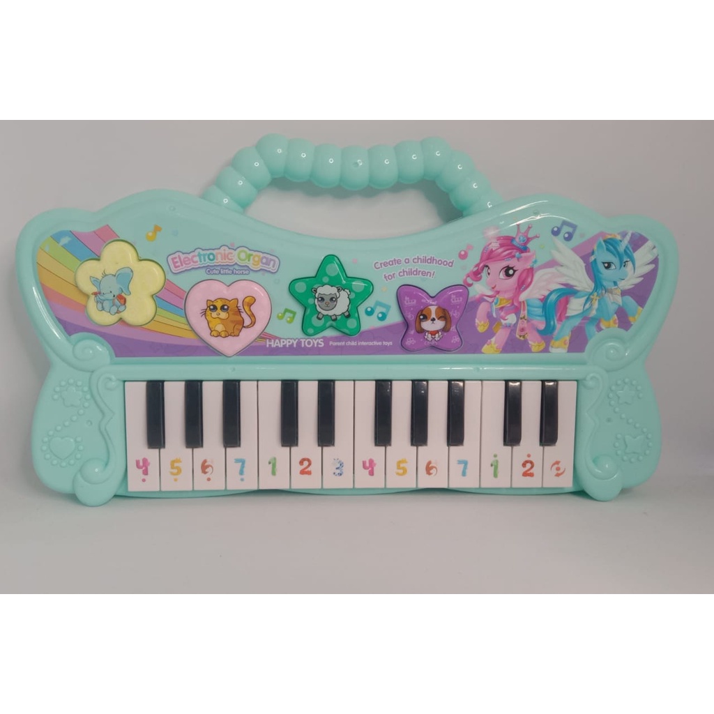 Mainan Piano Anak Electronic Organ Animal Cute Little Horse