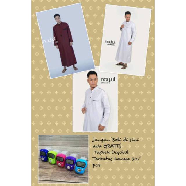 [GROSIR JUBAH ARAB] JUBAH PRIA ARAB PAKISTAN JB28