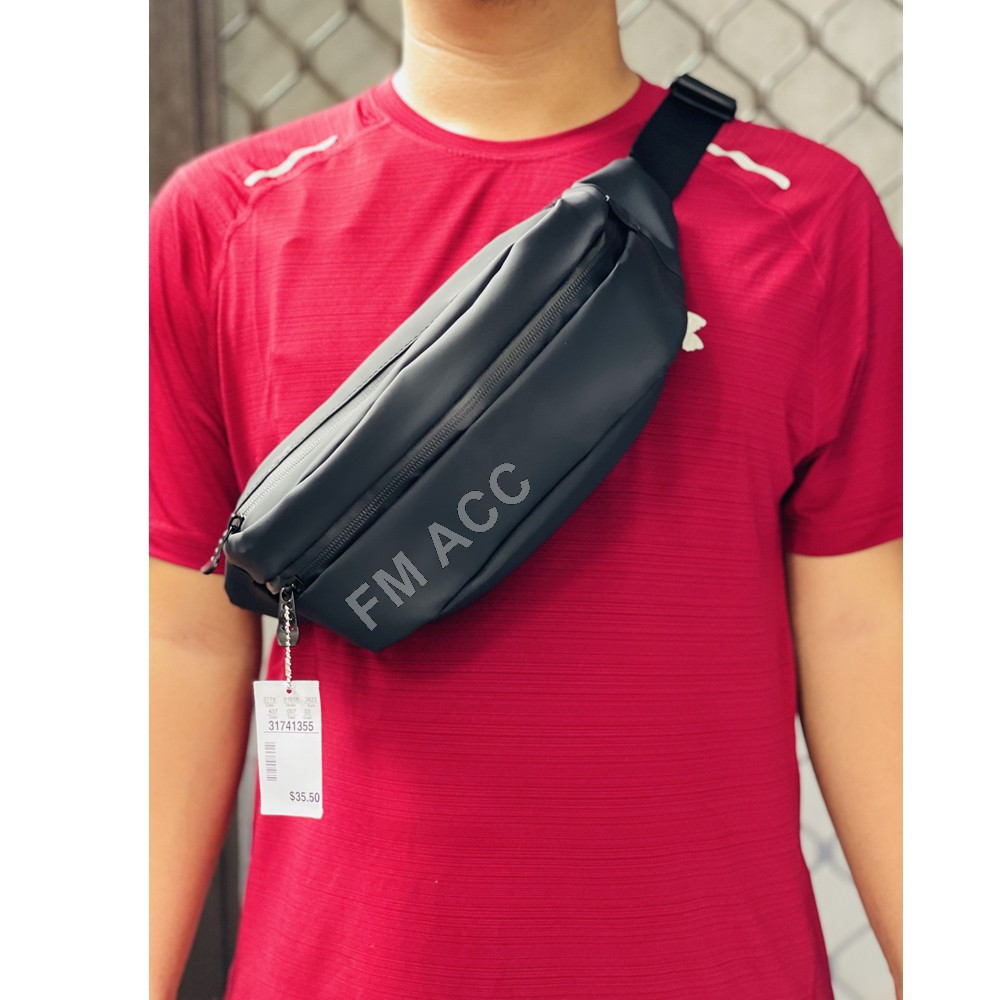 [HARGA PROMO] Tas Selempang Pria Tas Waistbag Tas Slempang Anti Air Keren &amp; Terbaru