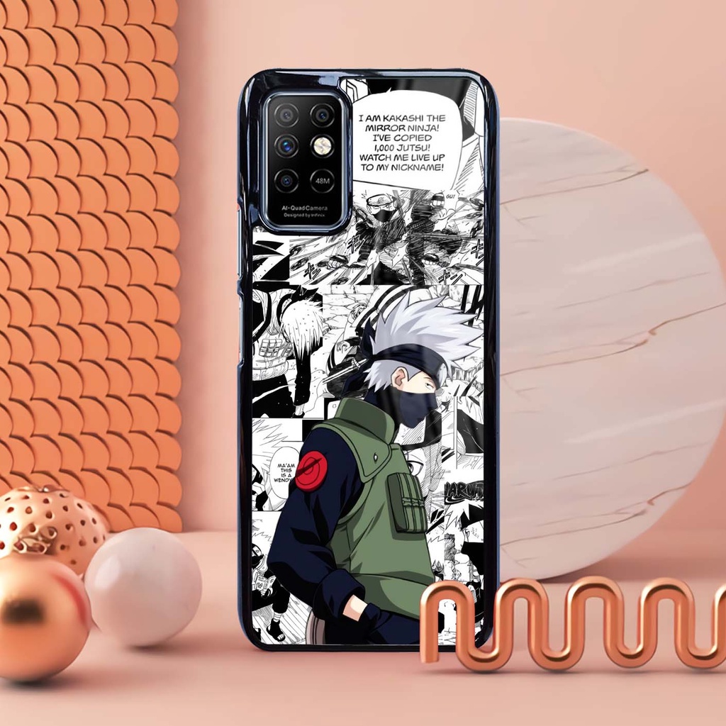 (CF53) Case Glossy Infinix Note 8 | Note 10 | Note 10pro NFC | Casing Hp Kliau | Motif Anime Naruto