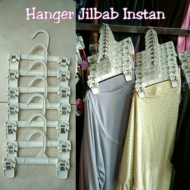 Hanger jilbab Instan