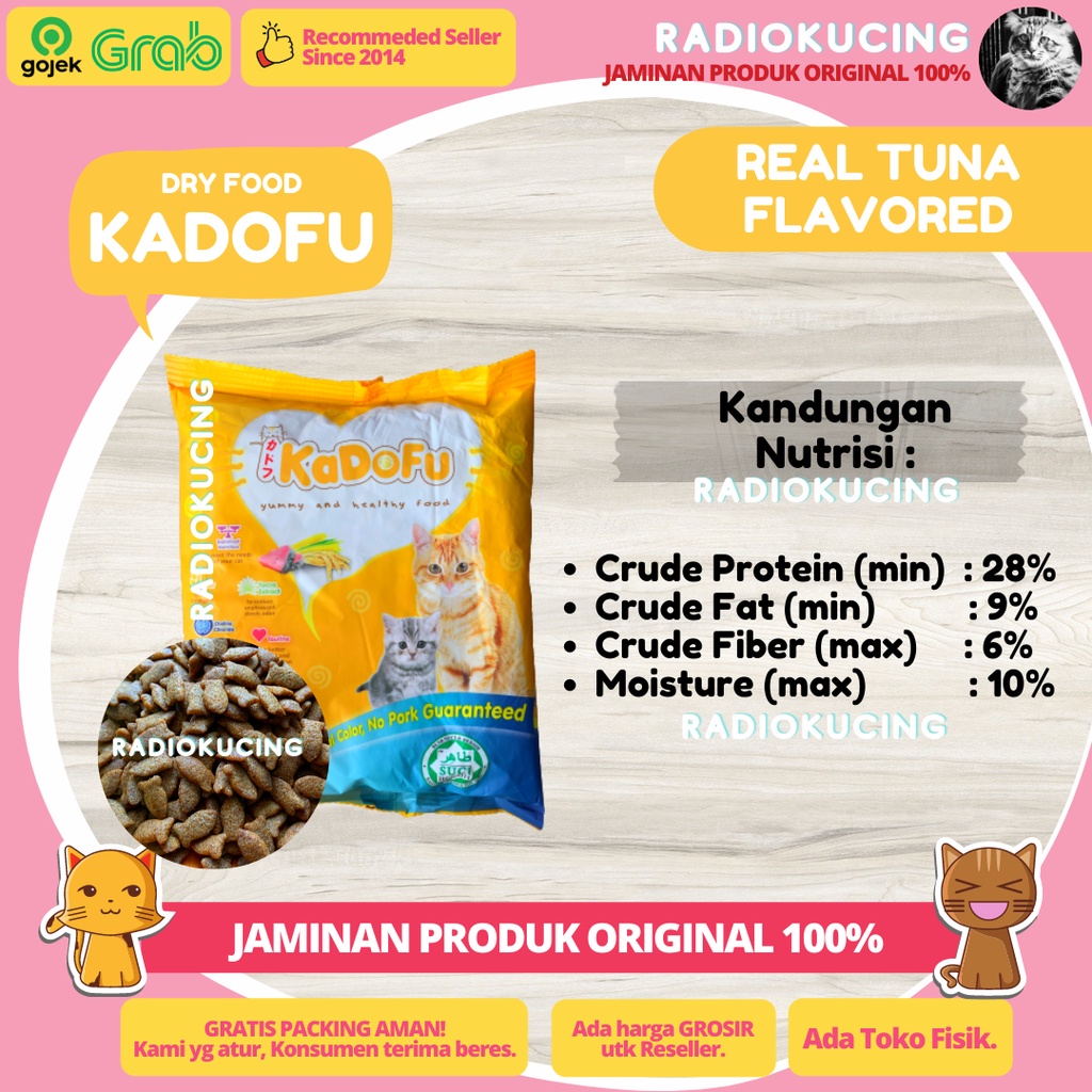 KADOFU Tuna 20 Kg All Stages Makanan Kucing Semua Umur [ JUWIES RADIO KUCING ]