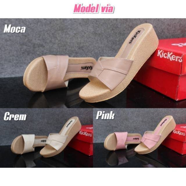 Pollenzo Sandal Wanita Hak Tahu Tinggi 5cm AD-502