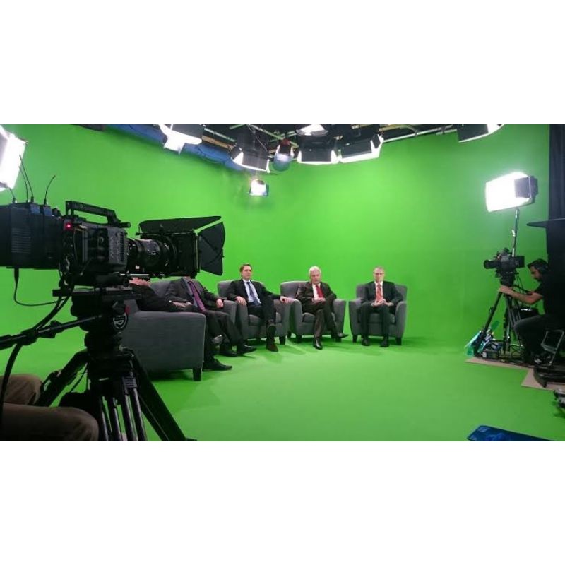 green screen studio ukuran besar 10 sampai 15 meter green screen podcast greenscreen  ukuran besar g