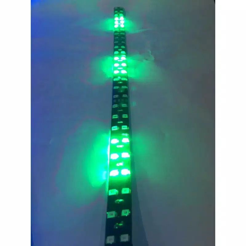 LAMPU LED STRIP RUNNING FLEXIBEL 54LED 30CM WATERPROOF 12-24V MOTOR MOBIL TRUK