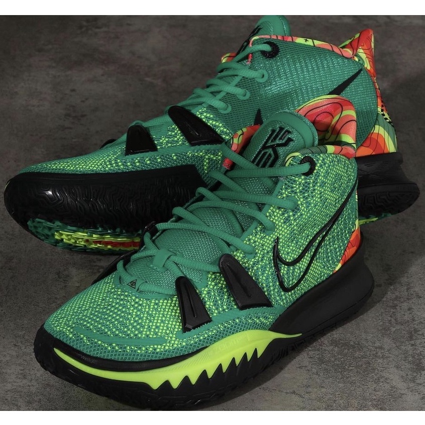 Sepatu Nike Kyrie 7 Wheatherman Weatherman Green Black Hijau Hitam Premium