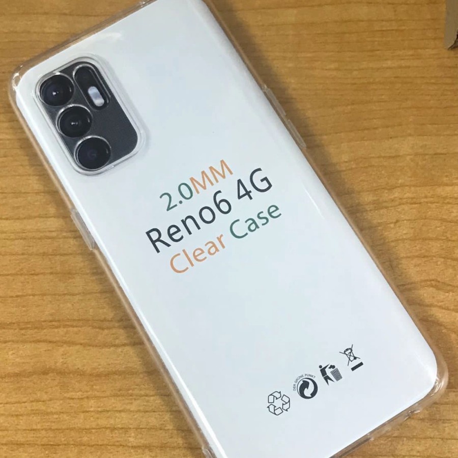 OPPO RENO 6 PRO 5G RENO 6 4G RENO 6 5G RENO 6 CASE HD BENING 2.00mm SOFTCASE SILIKON CLEAR TRANSPARAN CASING COVER