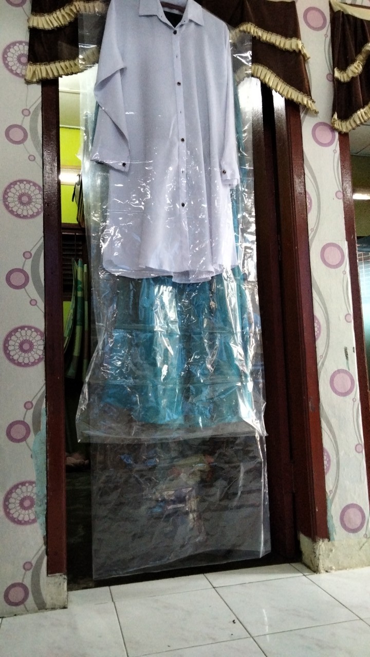 Plastik Cover Dress Gaun Gamis Uk.60x185 - Plastic Laundry Loundry  Londry Long Dress