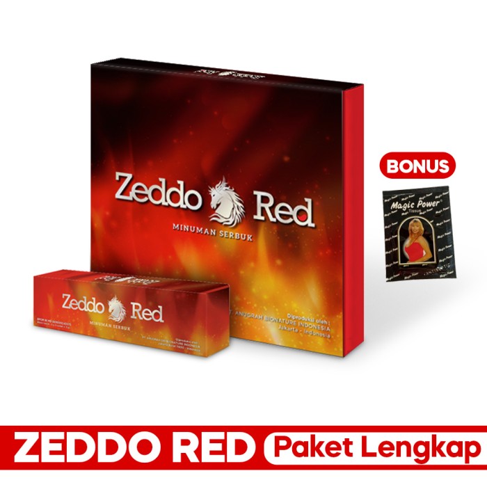 ZEDDO RED - paket zeddo red 1 BOX original 100 % asli