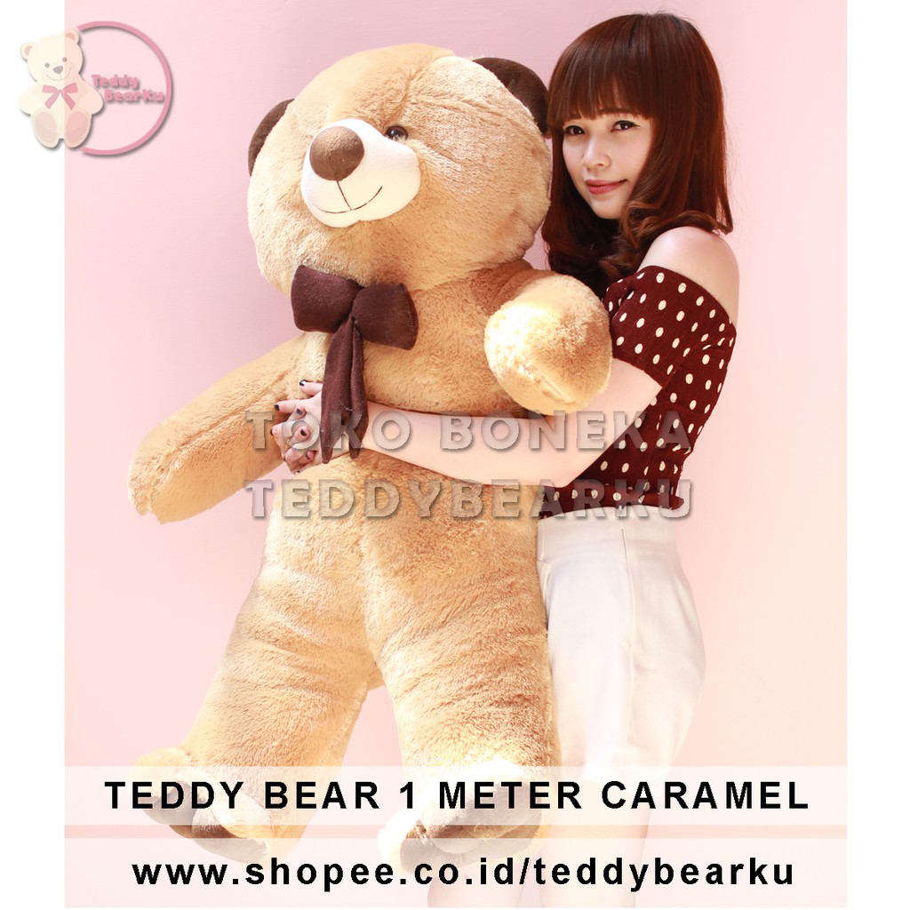 TEDDY BEAR JUMBO 1 METER CARAMEL