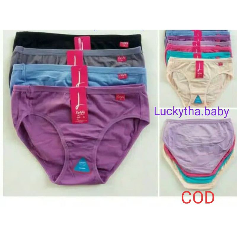 6pcs_ CD LYDYLY size M.L.XL.XXL / CELANA DALAM WANITA LYDYLY