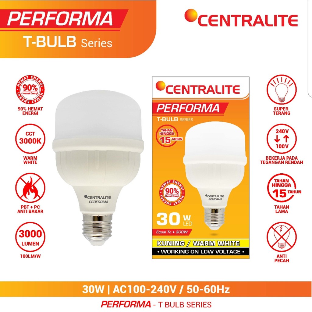 CTL 30W WW KUNING / LAMPU LED CAPSULE  PERFORMA CTL 30W / BOHLAM CAHAYA KUNING WW