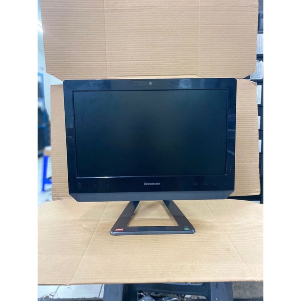 AIO PC ALL IN ONE LENOVO AMD E450 RAM 4GB DDR3 HDD 500GB MONITOR 19 INCH