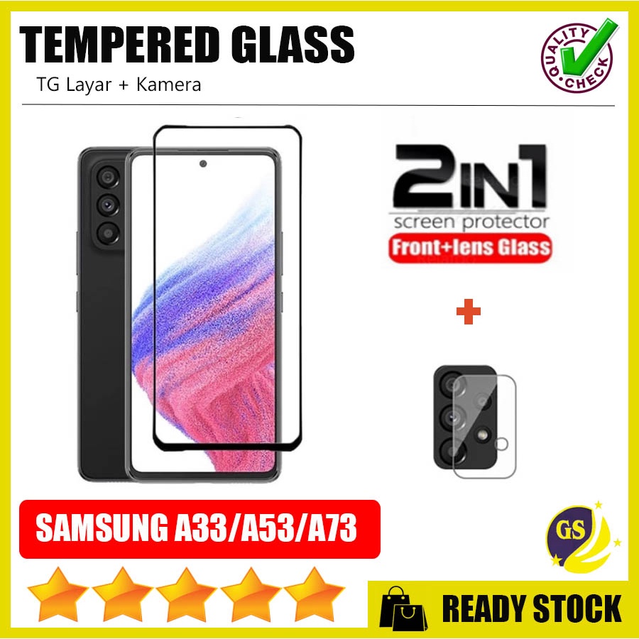 TG Tempered Glass Samsung M14 5G A54 A34 A24 A14 5G A04 2022 A04S 2022 A13 4G A23 4G M23 A33 A53 A73 5G 2022 Full Cover + Anti Gores Kamera Full Cover