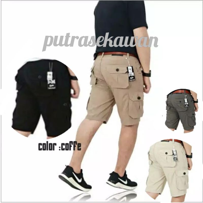 Celana cargo pendek PDL celana pendek pria