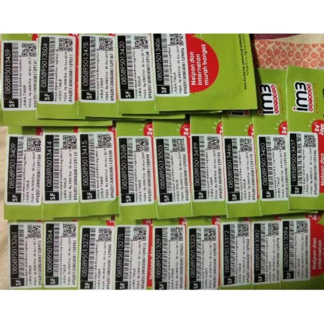 Kartu perdana Im3 isi pulsa 2000