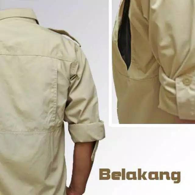 COD Kemeja PDL Lapangan Baju Kerja Outdoor Tactical Hiking Gunung Safety