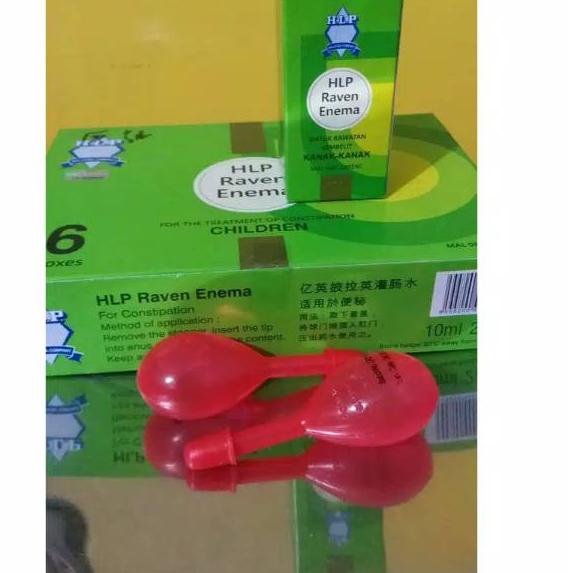 HARGA GROSIR >> Obat sembelit untuk anak anak 10ml x 2pc / HLP Raven Enema murah