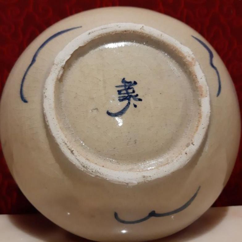 Diskon Piring Hias Antik Retak Seribu Motif Ikan Type A