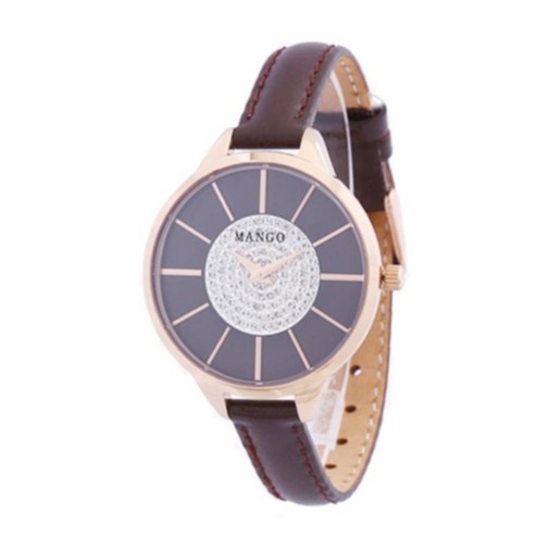 Jam Tangan Wanita Kulit Mango MA6704L-95 - Brown