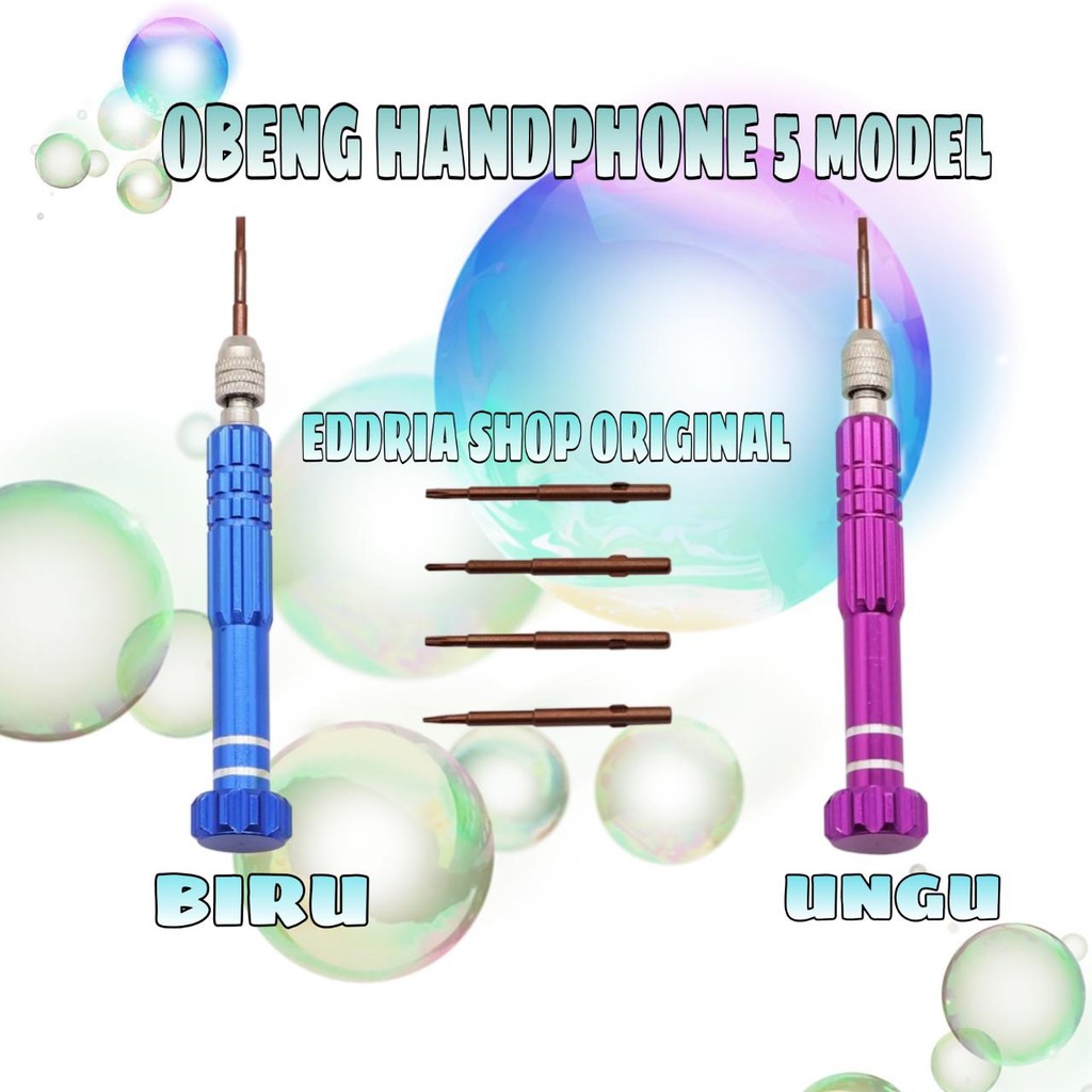 OBENG FULLSET 5 ITEM ORIGINAL BARU