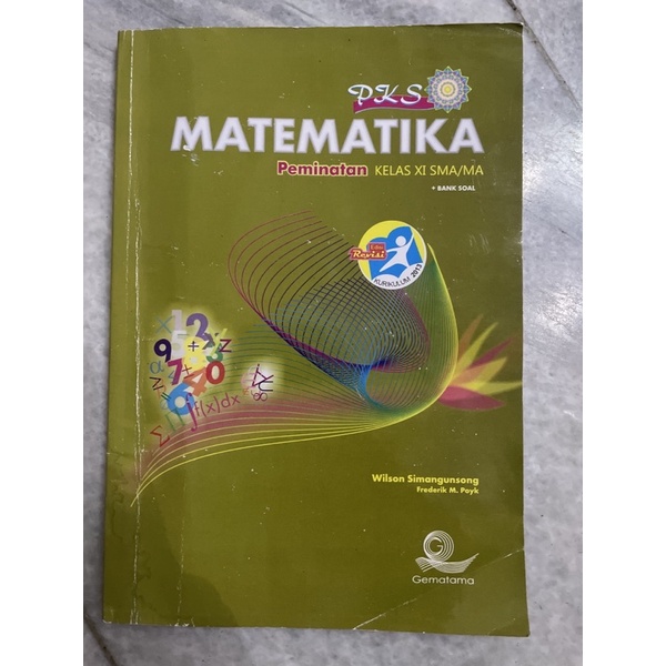 pks matematika peminatan kelas 11 sma gematama preloved bekas