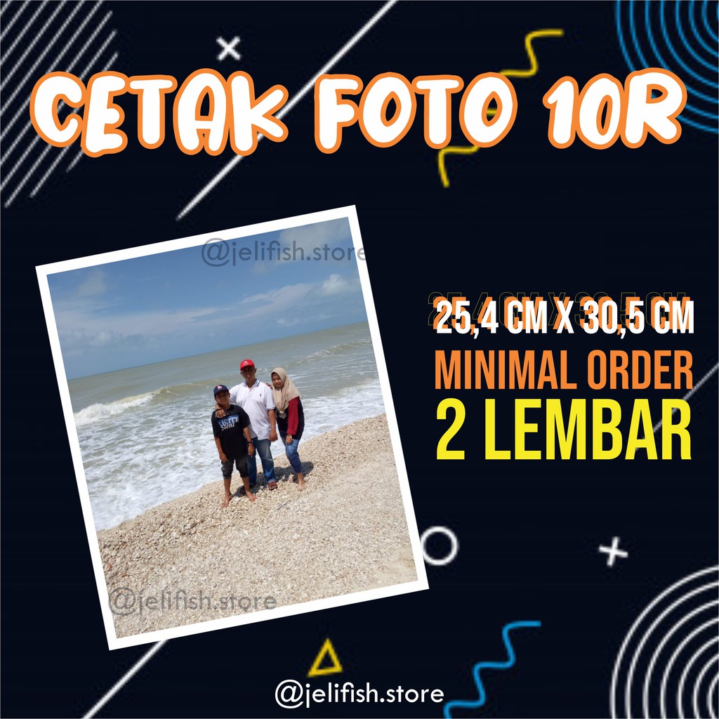 [❤️JELIFISH.STORE] CETAK FOTO 10R | KERTAS A3+ | PRINT FULL COLOR