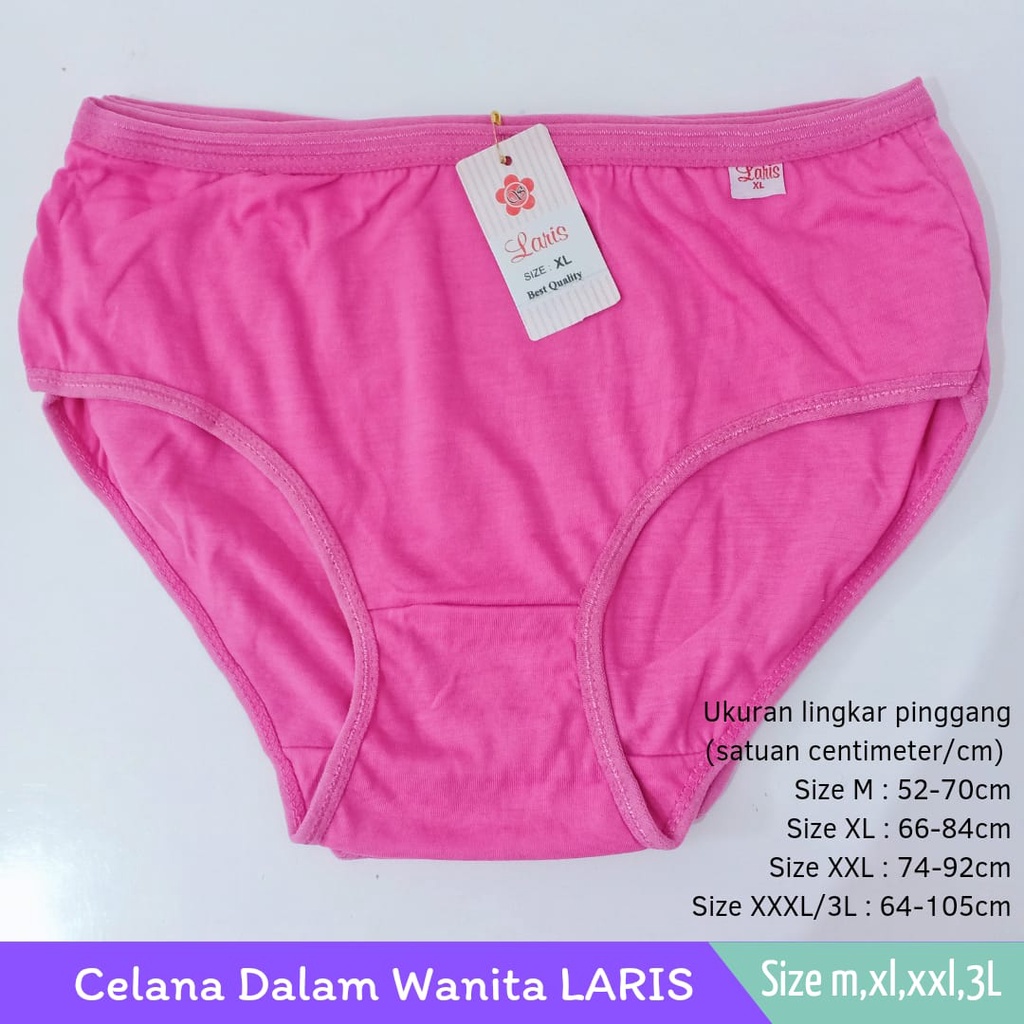 CD Celana Dalam Wanita Perempuan Dewasa Polos/Undies Cewek Esse Ukuran Jumbo M L XL XXL XXXL Nyaman Dipakai | Bisa Cod