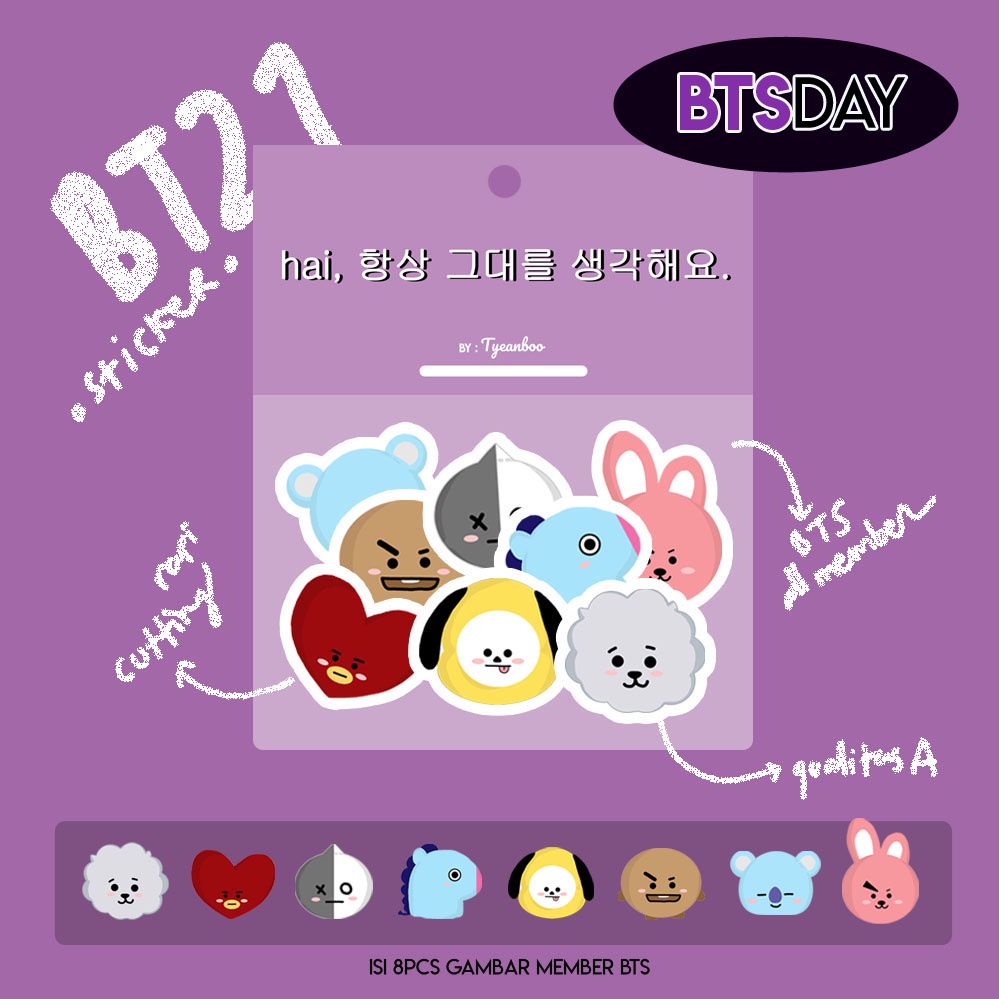 Stiker Bt21