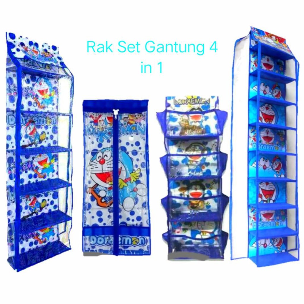 RAK SET HBO 4 IN 1 (RAK TAS+RAK SEPATU+RAK JILBAB+RAK KECANTIKAN) / RAK SET MURAH /RAK GANTUNG