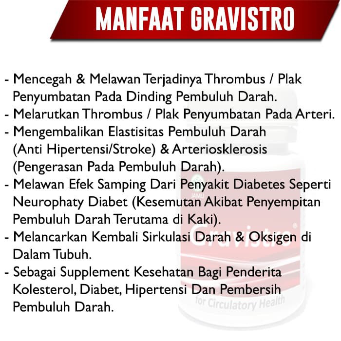 Obat Jantung Koroner   Obat Stroke Iskemik   Gravistro  TERBUKTI  Diskon