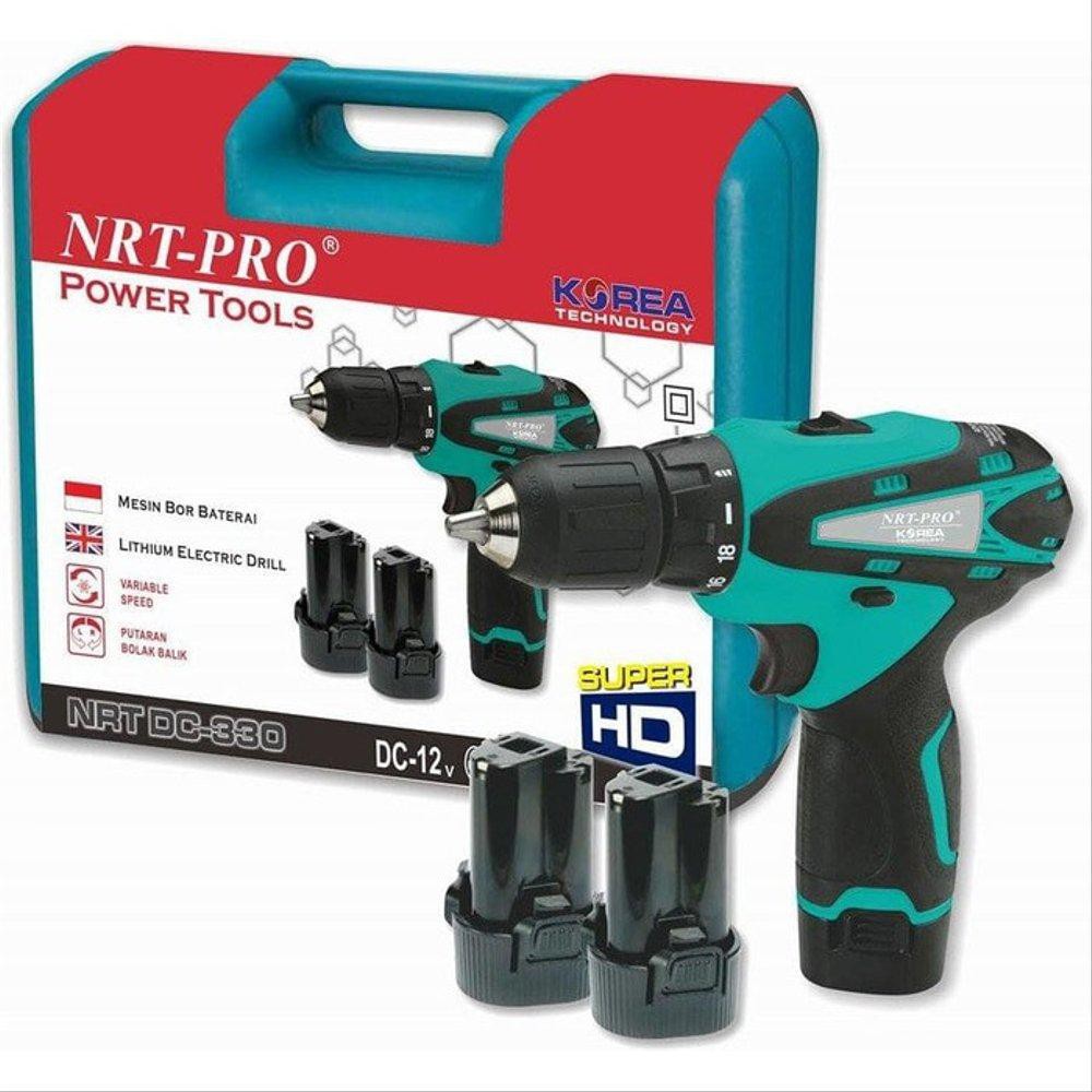 NRT-PRO DC 330 Bor Cordless NRT Bor Tanpa Kabel NRT Murah