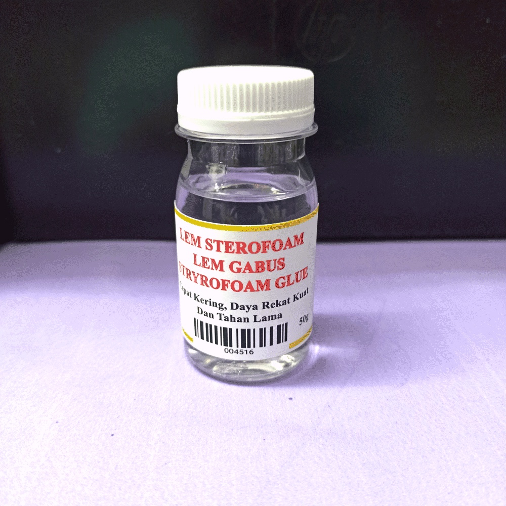 

Lem Sterofoam / Lem Gabus / Stryrofoam Glue 50ml