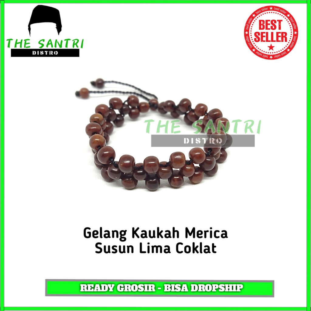 Gelang Kaukah Kokah Kokkah Kaoka Merica 5 Susun/Kokka Original/Kokka Ori/Kaukah Dijamin Asli/Kaukah