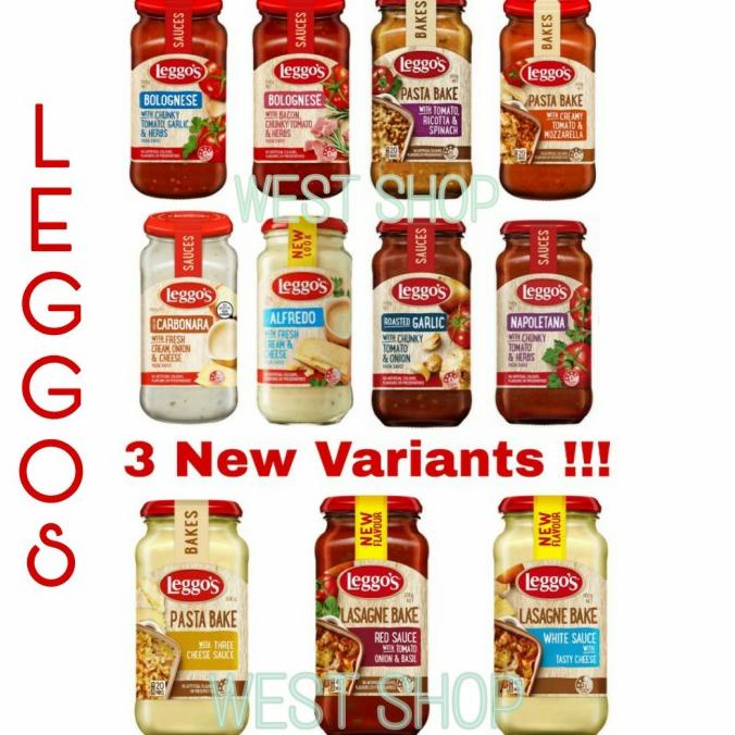 

[[COD]] Leggos Pasta Sauce LEGGO'S CARBONARA ALFREDO BOLOGNESE, BACON, GARLIC DISKON Kode 1064