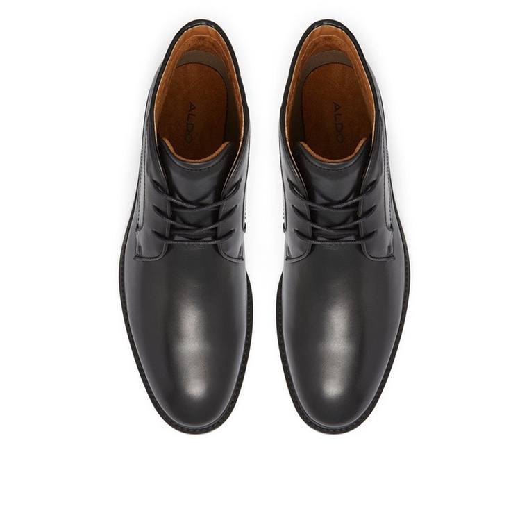 SEPATU BOOT ALDO PRIA ORIGINAL FORMAL KULIT ASLI BRANDED HITAM ALM01